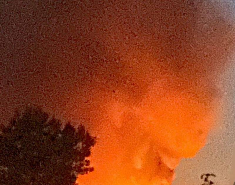 Удар по военному объекту в Никополе привёл к детонации