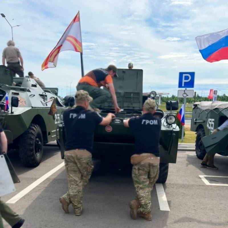 Экипаж спецназа Гром преодолел первый участок бронепробега «Дорога мужества»
